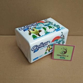 Giấy rút lụa 230 tờ Cellox (Bịch trắng)