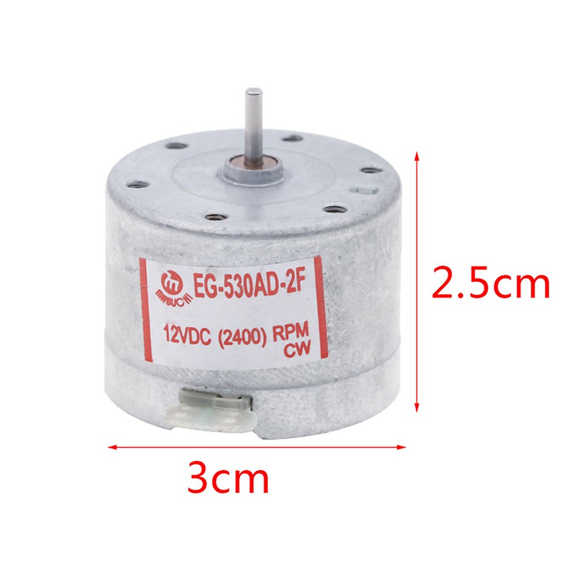 Mô Tơ Điện Tử Âm Thanh Cho Xe Ô Tô Mabuchi Eg-530Ad-2F Dc 12v