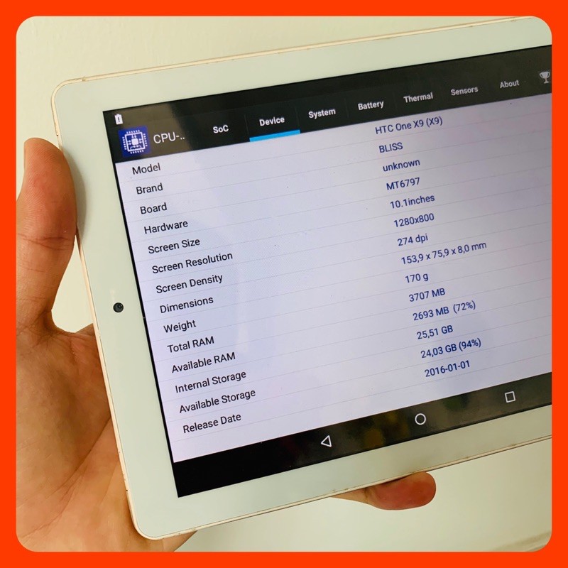 Máy Tính Bảng BLISS X9 4G-LTE