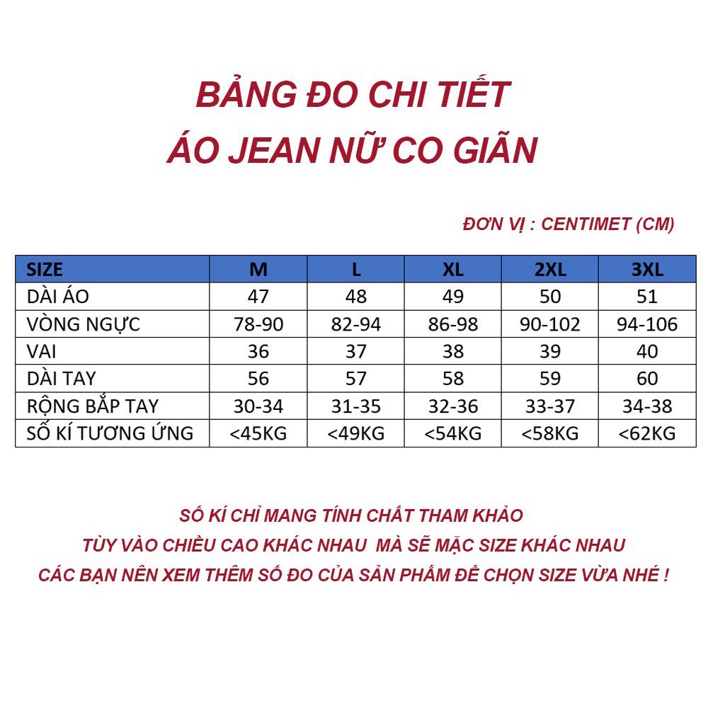 Áo khoác jean nữ LATIFAH co giãn xanh đậm mài xước AK315