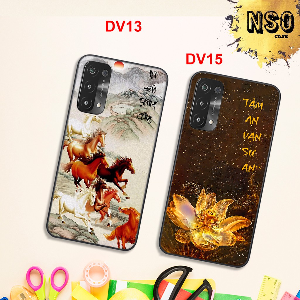 HÀNG MỚI  Ốp Oppo A74 - Oppo A54 In hình Tài Lộc Bình An May Mắn