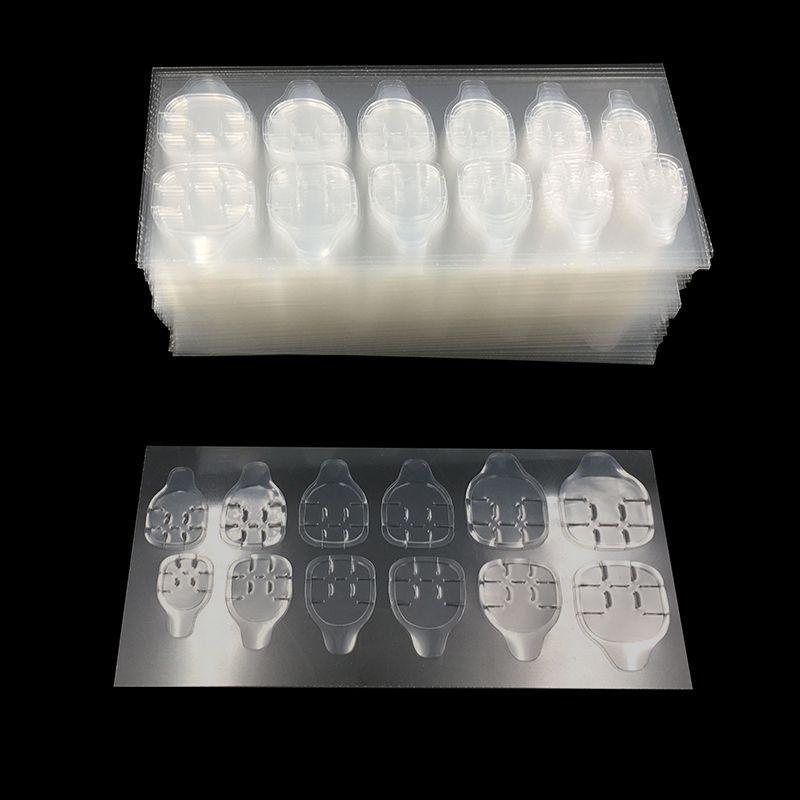 Set 10 Tấm Hình Dán Móng Tay Trong Suốt