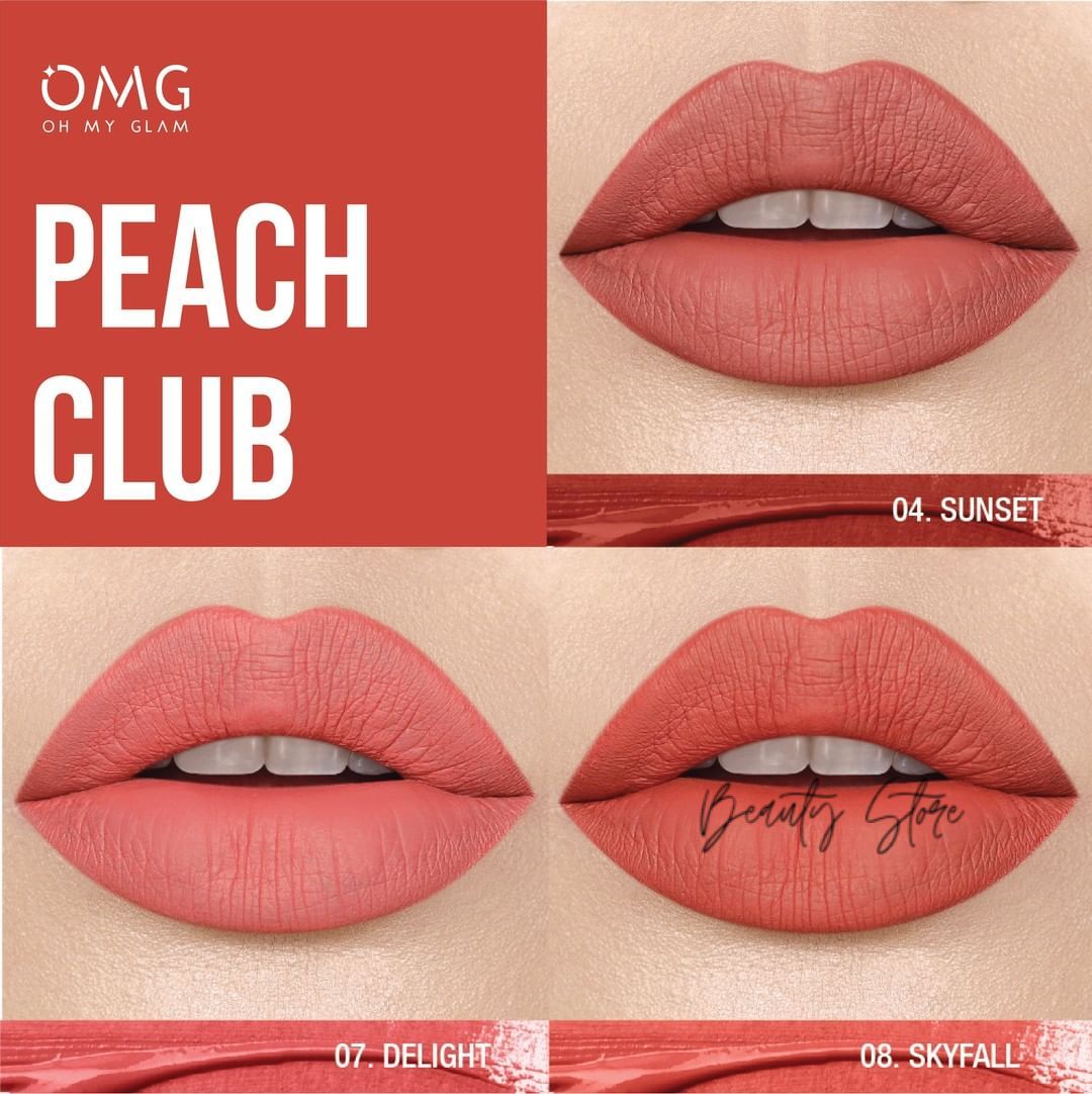 (hàng Mới Về) Son Kem Lì Lên Màu Đẹp Oh My Glam Kiss Omg | BigBuy360 - bigbuy360.vn