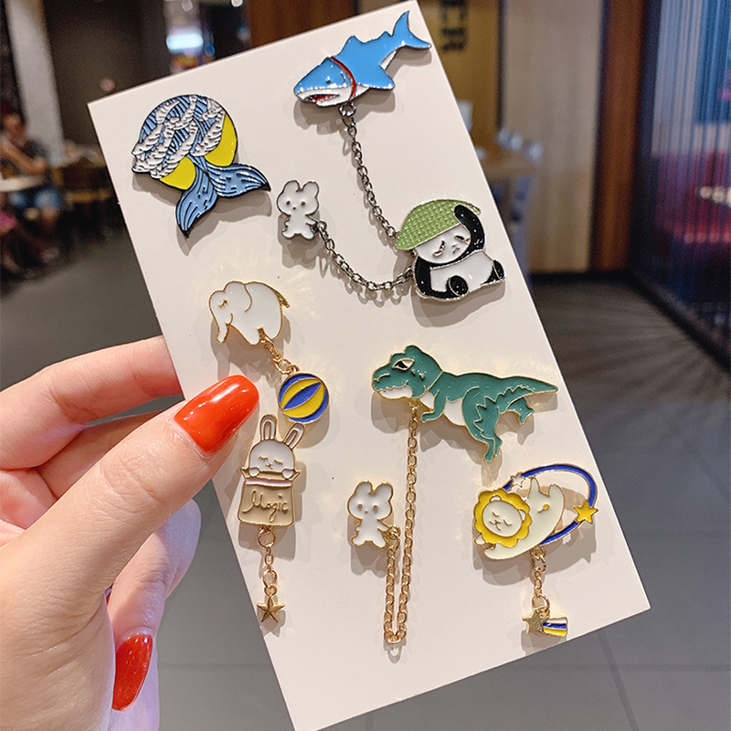 Ghim Cài Áo Thiết Kế Hình Hoạt Hình Cá Tính Thời Trang