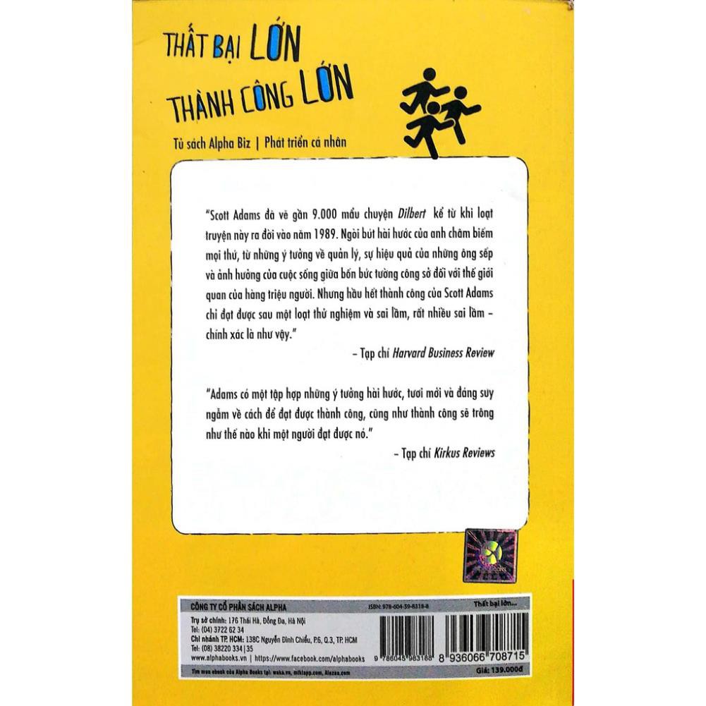 Sách Alphabooks-Thất bại lớn thành công lớn (tái bản 2022)