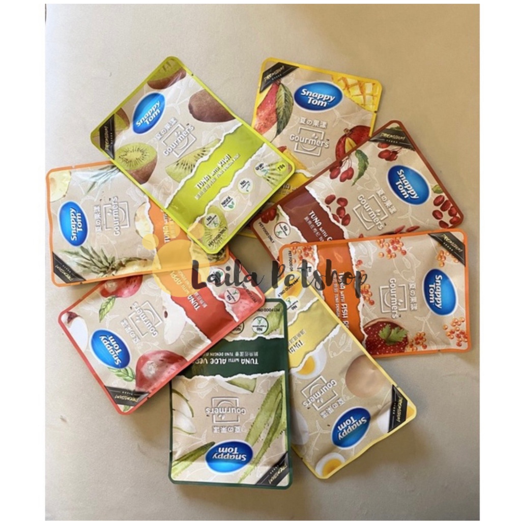 Pate Mèo Snappy Tom vị Trái Cây nhập Thái Lan gói 70g