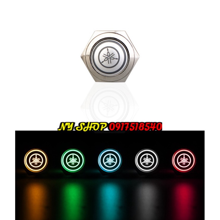 CÔNG TẮC LED LOGO ( HONDA, YAMAHA,MONTER,POWER) TẶNG KÈM JACK CẮM Ảnh thật Sp