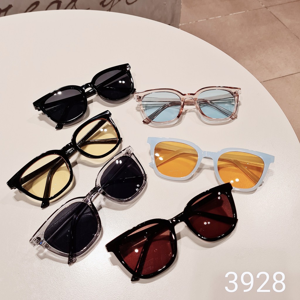 Kính râm nam nữ LILYEYEWEAR mắt vuông chất liệu nhựa cứng cáp chống UV400 màu sắc thời trang 3928 | BigBuy360 - bigbuy360.vn