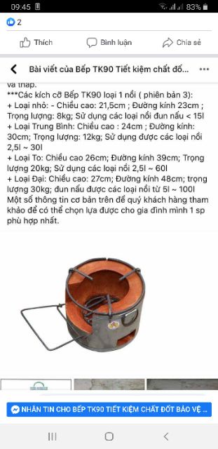 Bếp tiết kiệm củi tk90