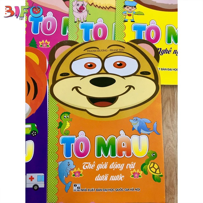 Set 8 quyển tập tô cho bé thỏa sức sáng tạo