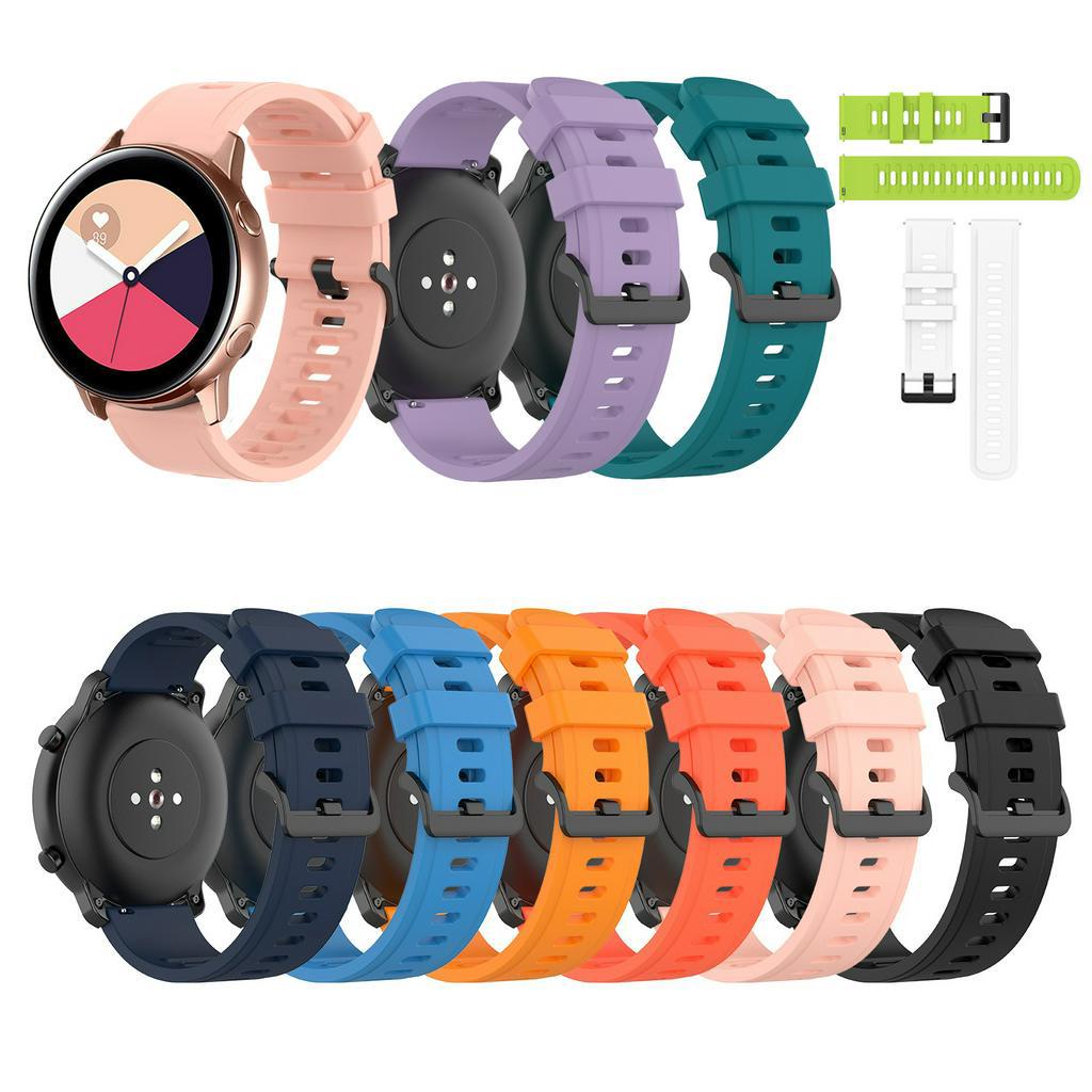 Dây đeo silicon 20mm cho đồng hồ thông minh samsung galaxy active 2 40mm/ 44mm/ active/ galaxy 3 41mm/ galaxy 42mm