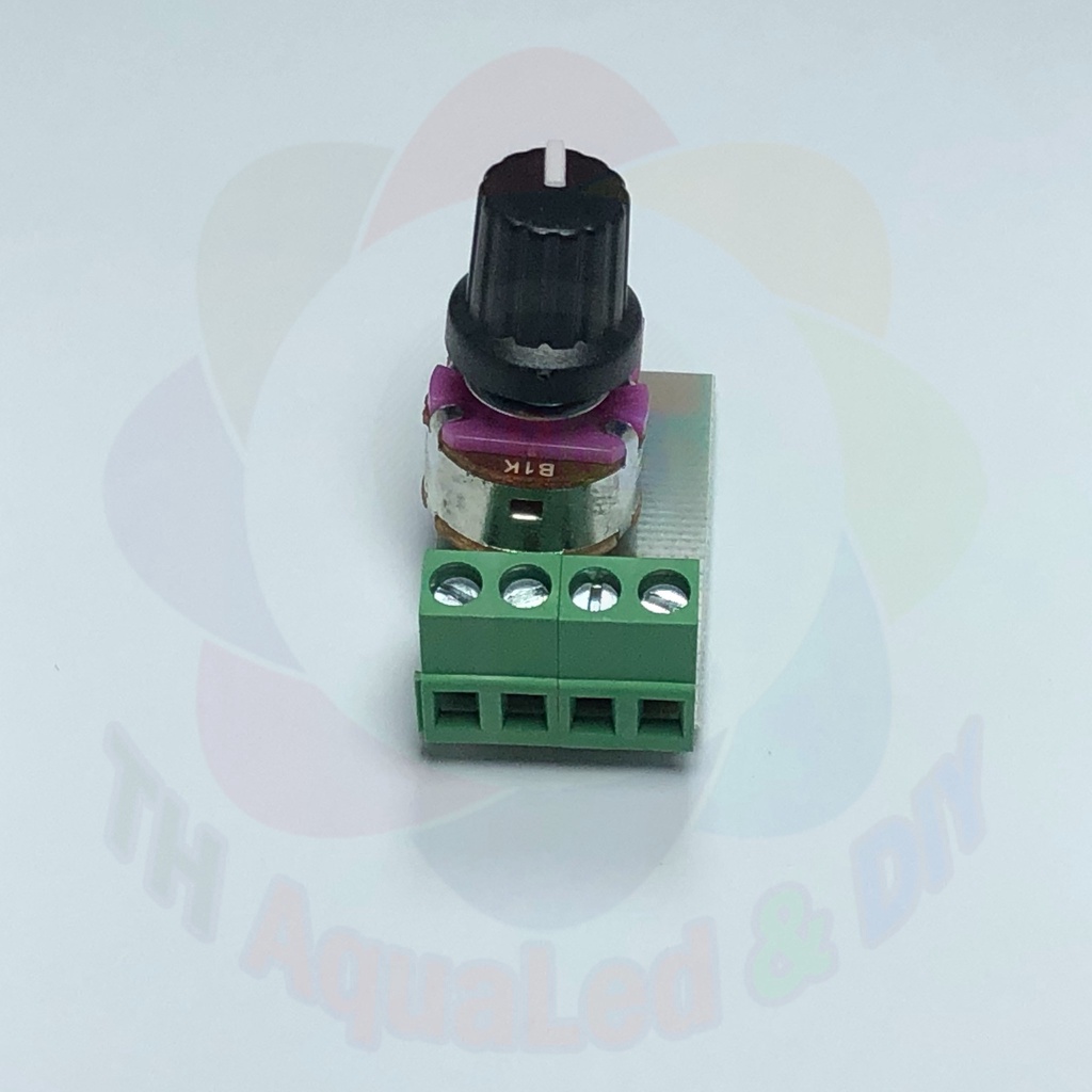 Mạch Dimmer 5-24V 8A có công tắc, điều chỉnh tăng giảm điện áp một chiều cho đèn, motor