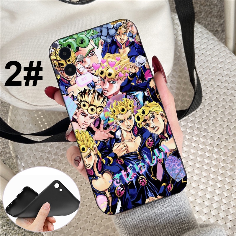 Ốp điện thoại silicon mềm in hình JoJo Is Bizarre thích hợp cho iPhone 7 8 7+ 8+ 6+ 6S+ XR XS Max 5 5s