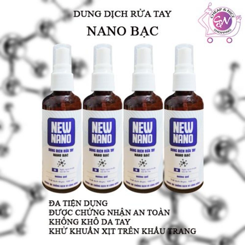 XỊT RỬA TAY-DUNG DỊCH NANO BẠC KHÁNG KHUẨN TRONG VÒNG 4H - Không Khô Da Tay, được kiểm nghiệm viện PASTEUR | BigBuy360 - bigbuy360.vn