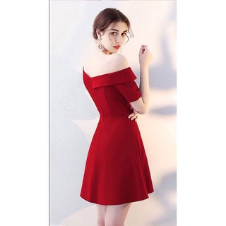 Đầm lệch vai cao cấp cho nữ
