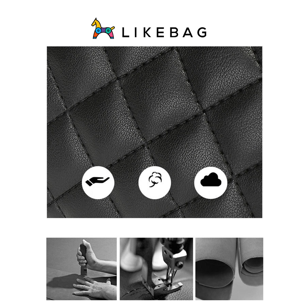 Túi nữ đeo chéo vai dây xích LIKEBAG chất da PU cao cấp chuẩn form 218XK0918 - LIBAGI