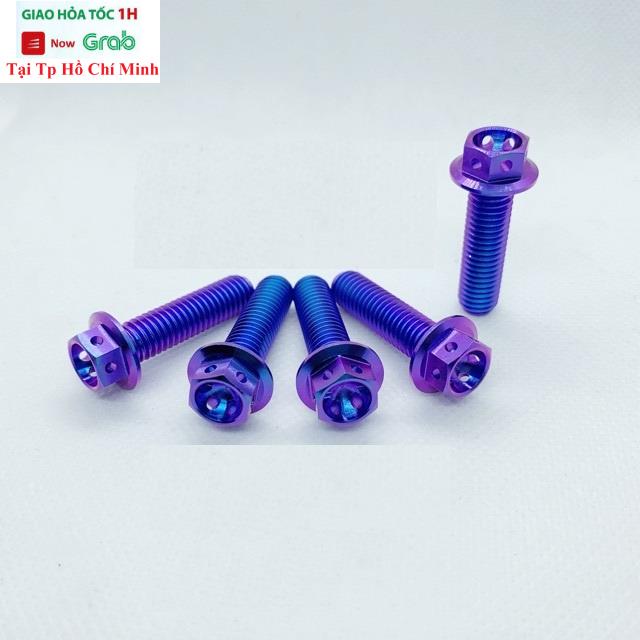 Ốc Titan 8li25 GR5 Vương Miện Lắp Gác Chân, Pát Heo Dầu Và Nhiều Vị Trí