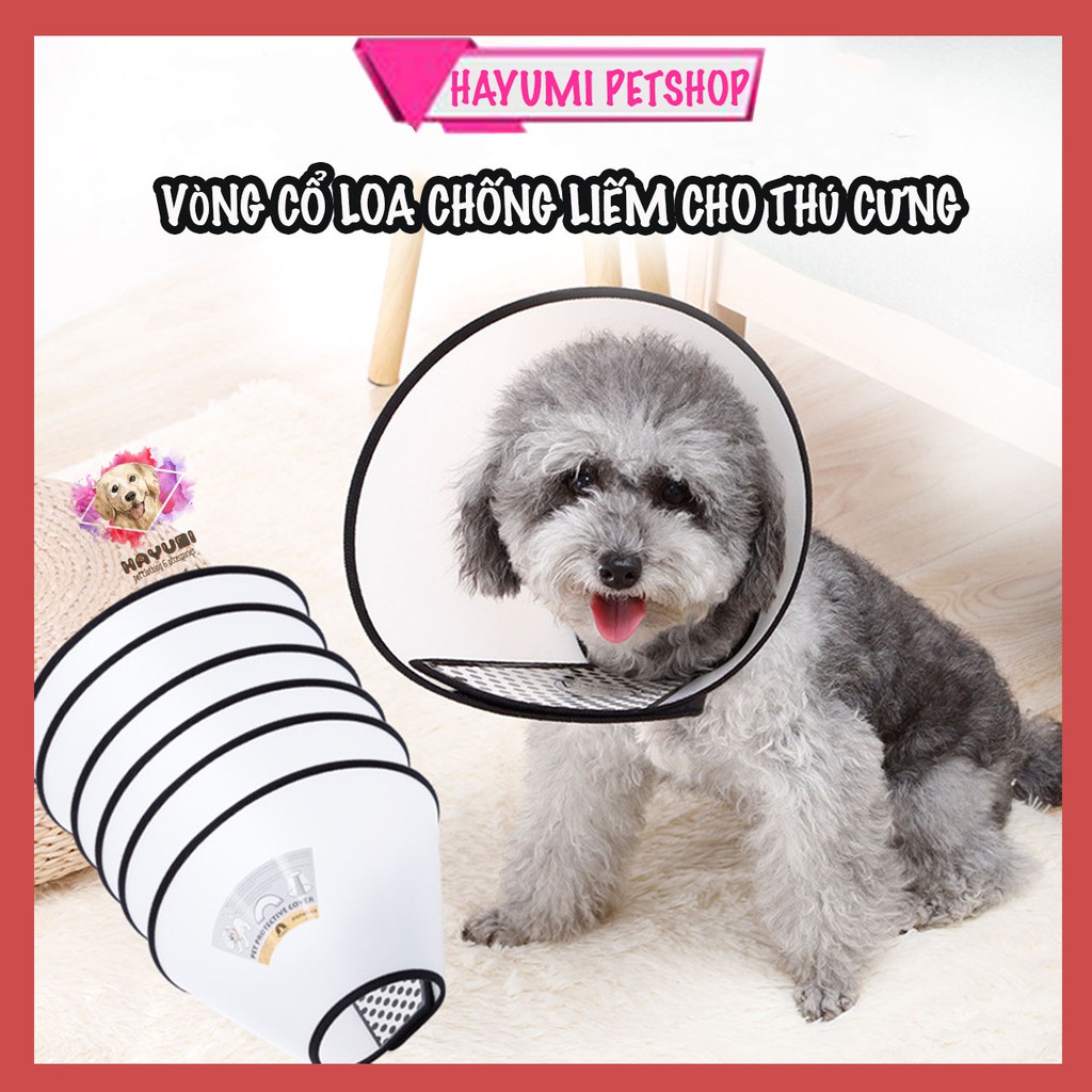 VÒNG CỔ CHỐNG LIẾM DÀNH CHO CHÓ MÈO - HAYUMI PETSHOP