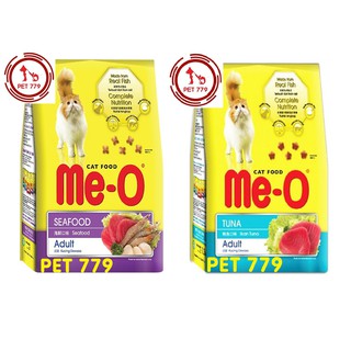 Thức ăn Me-O 7kg - gồm vị Cá Ngừ và Hải Sản (cho mèo)