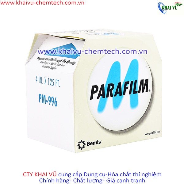 Cuộn màng Parafilm M dài 38 mét, rộng 10cm PM 996 (dùng bao bọc, chống bay hơi chất lỏng)