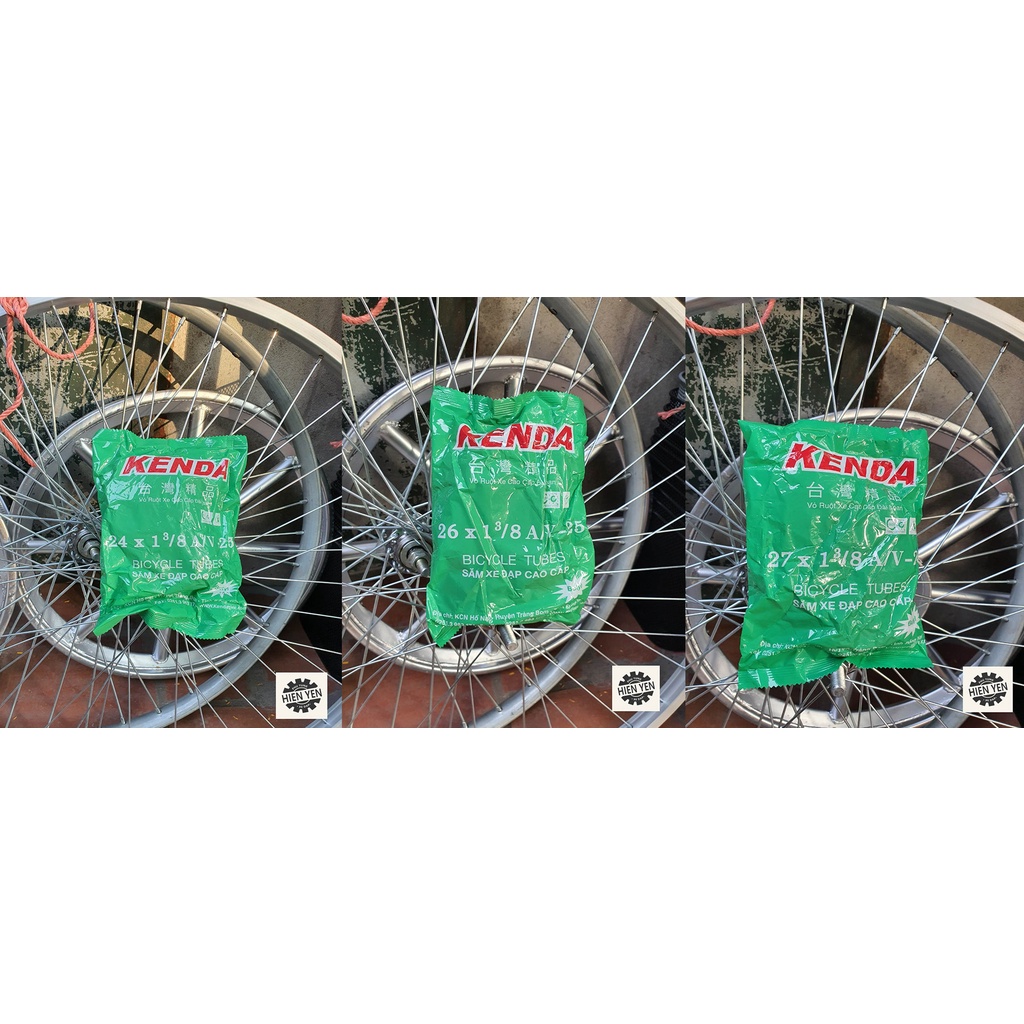 Bộ săm lốp xe đạp chính hãng KENDA cào cào, mini, thống nhất, asama 24/26/27 x 13/8 - 37-540/590/630 - 600/660/700