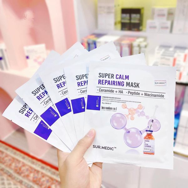 [MẪU MỚI] Mặt Nạ Phục Hồi Dưỡng Trắng Chuyên Sâu Sur.Medic - full hộp 10 mask