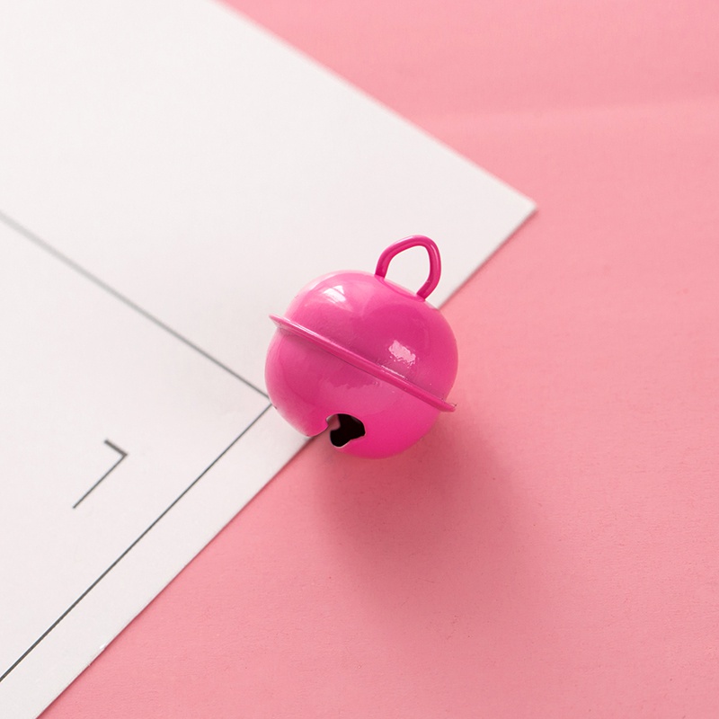 Set 10 chuông kim loại màu sắc ngọt ngào trang trí móc khóa / quần áo cho thú cưng 22mm