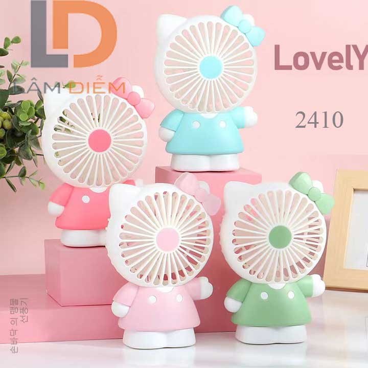 QUẠT SẠC USB CÓ ĐÈN LED 2 CHẾ ĐỘ SIÊU MÁT 2140