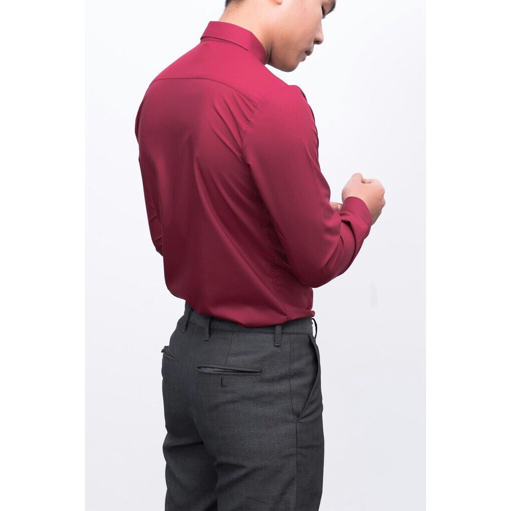 ÁO SƠ MI NAM CHUẨN SOÁI CA - LỤA TRƠN