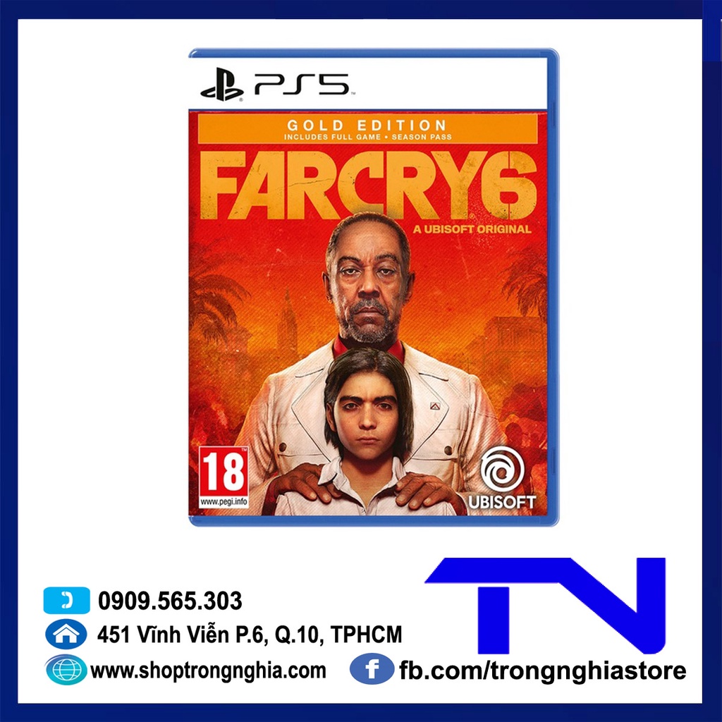 [Mã ELHAMS5 giảm 6% đơn 300K] Đĩa game PS5 - Far Cry 6 Gold hệ ASIA