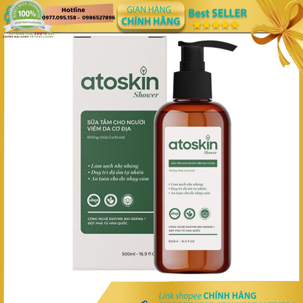 Bộ sản phẩm ATOSKIN - Dành cho người Viêm da cơ địa từ thiên nhiên