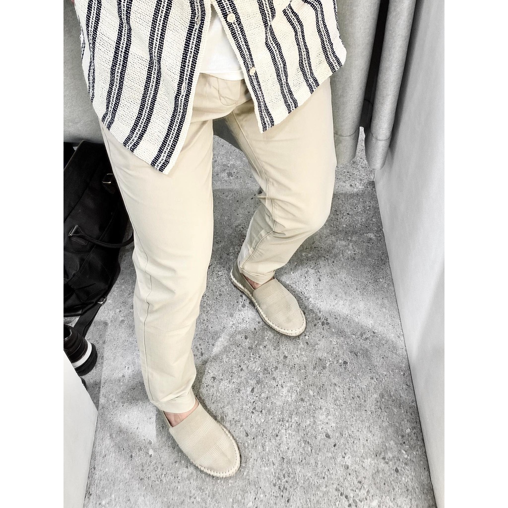 Quần Kaki Cạp Chun Màu Trơn