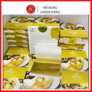 Combo 10 miếng Mặt nạ vàng lá 24k nguyên chất