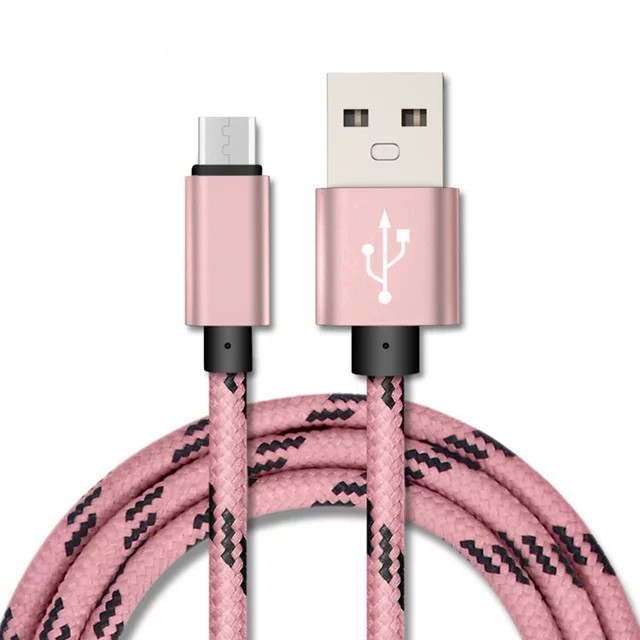 [Sạc Nhanh] Dây sạc samsung, oppo, xiaomi...,Cáp sạc cổng Micro USB thiết kế dây bện dù cho điện thoại androi