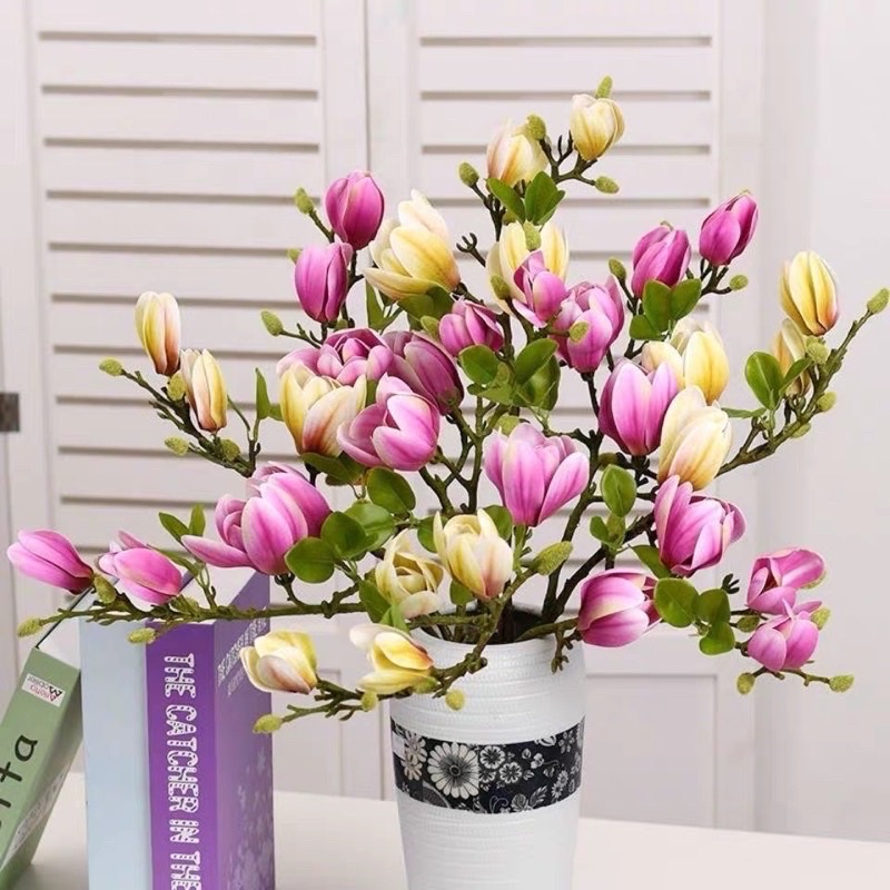 cành hoa Ngọc Lan 4 bông - hoa cao cấp