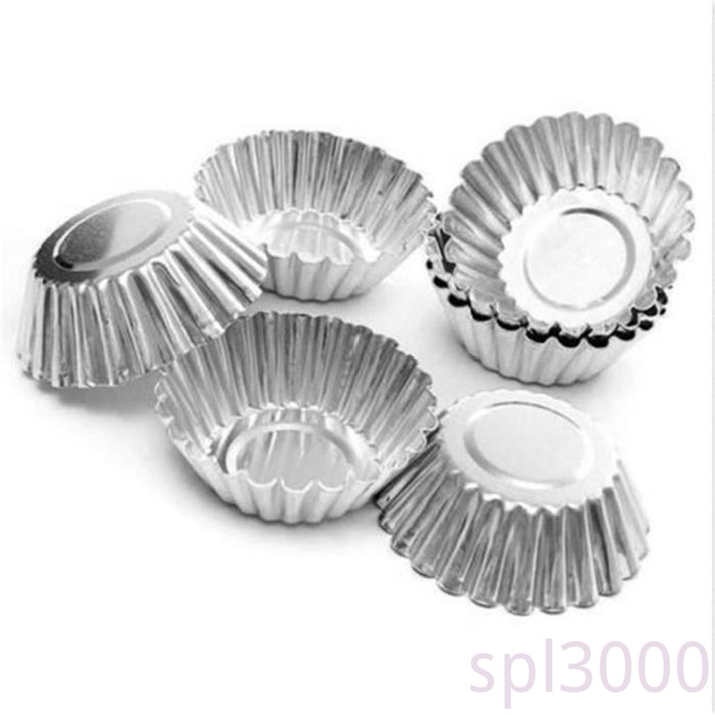 Set 10 Khuôn Làm Bánh Cupcake Chống Dính Tiện Dụng