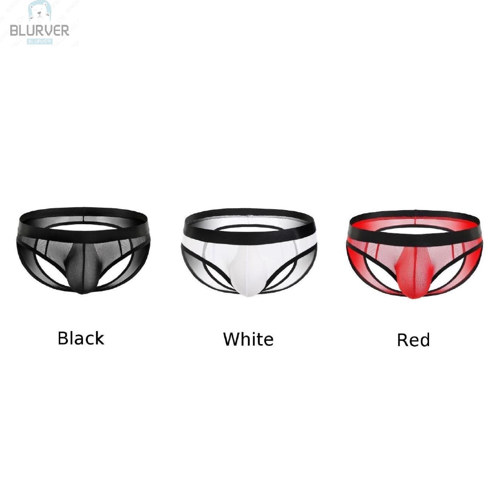 Quần lót tam giác thiết kế phối lưới nhìn xuyên thấu thoáng mát cho nam