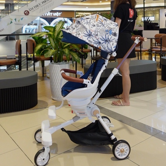 XE ĐẨY ĐẢO CHIỀU GẤP GỌN CÓ CHẾ ĐỘ NGẢ TỰA LƯNG V-BABY X1 &amp; XE ĐẨY GẤP GỌN ĐẢO CHIỀU V7