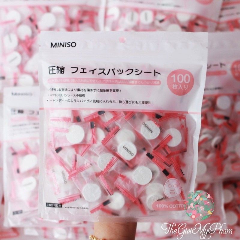 Mặt nạ giấy nén Miniso