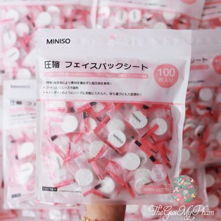 Mặt nạ giấy nén Miniso