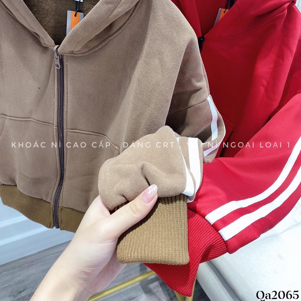 ÁO KHOÁC NỈ KẺ SỌC TAY | BigBuy360 - bigbuy360.vn