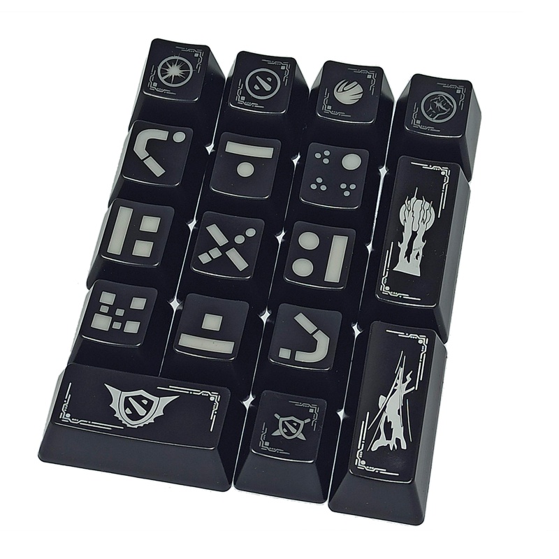 Bộ 17 Nút Bàn Phím RGB Thay Thế Cho Bàn Phím Cơ DIY