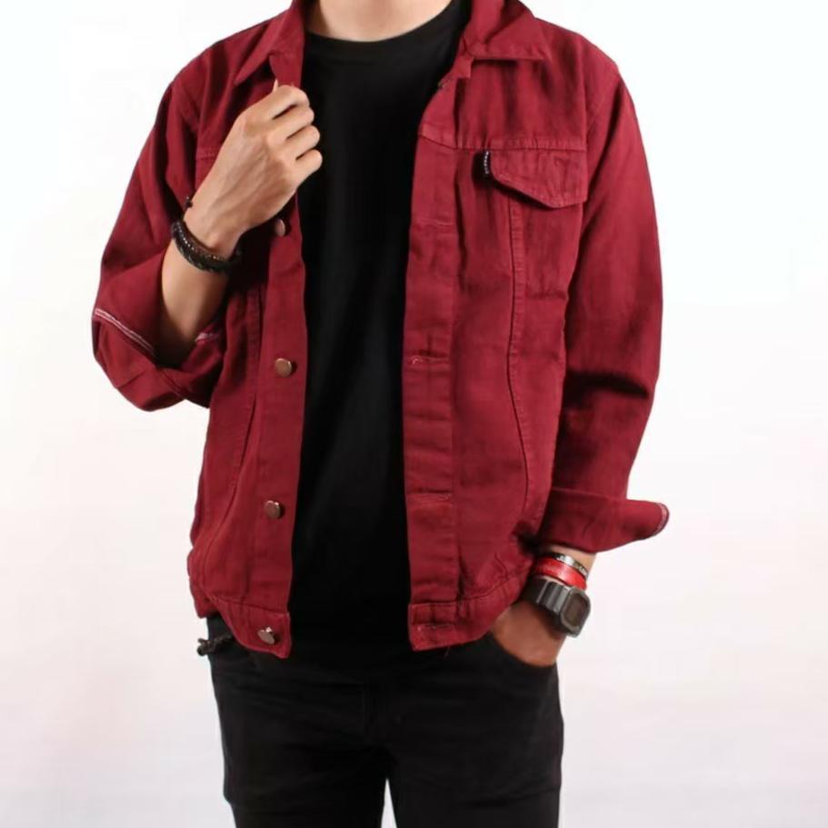Drop Store Áo Khoác Jean Nam Size M L XL XXL Chính Hãng / PRSJH Mẫu Mới