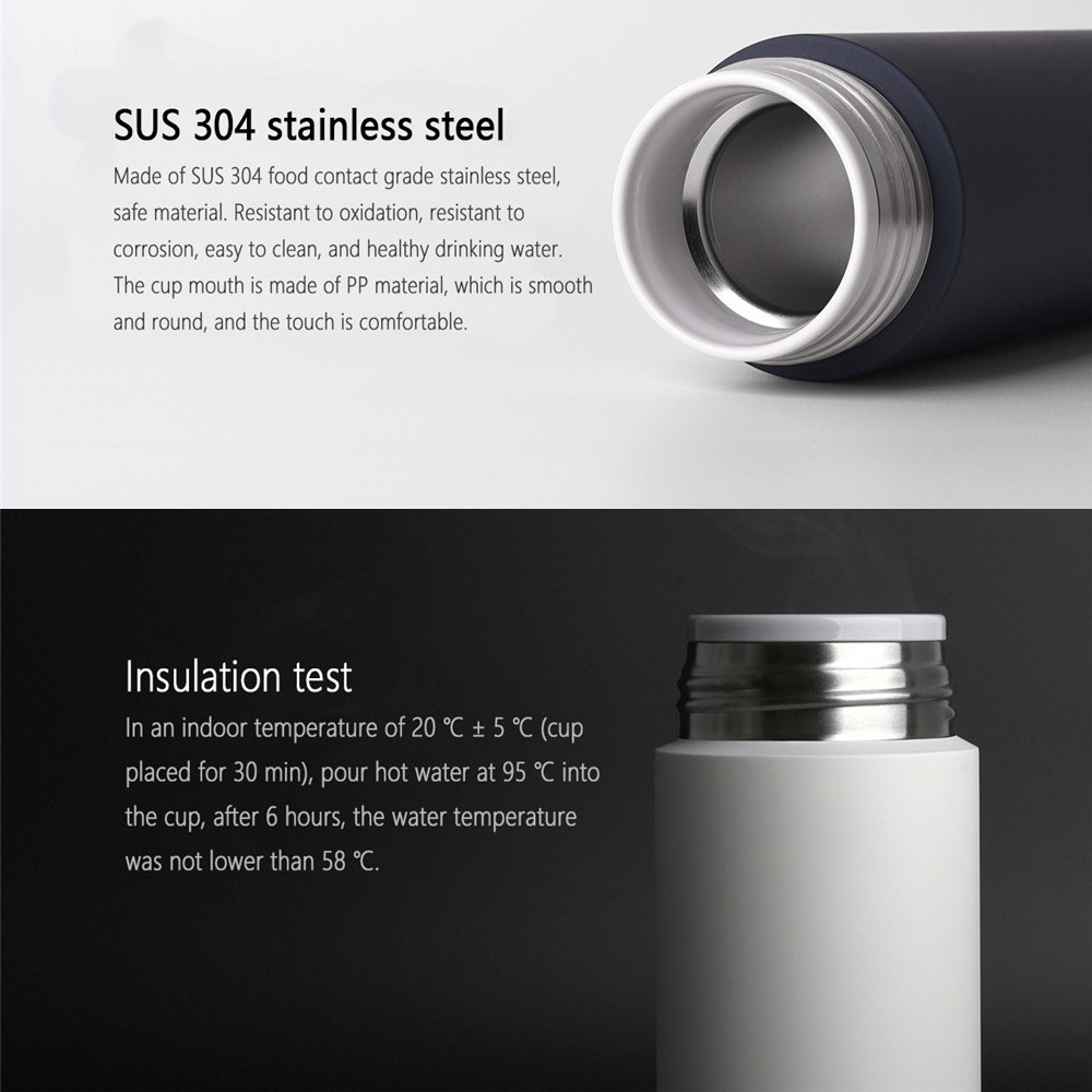 Bình đựng nước Xiaomi Mijia Thermos giữ nhiệt 12 giờ dung tích 350ml tiện lợi