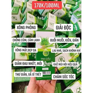 TINH DẦU TRÀM HUẾ 100ML-Chanh Sả