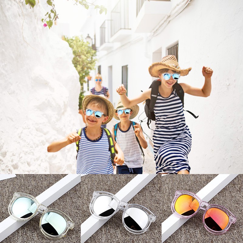 Kính mát chống tia UV kiểu dáng Hàn Quốc dùng cho trẻ nhỏ