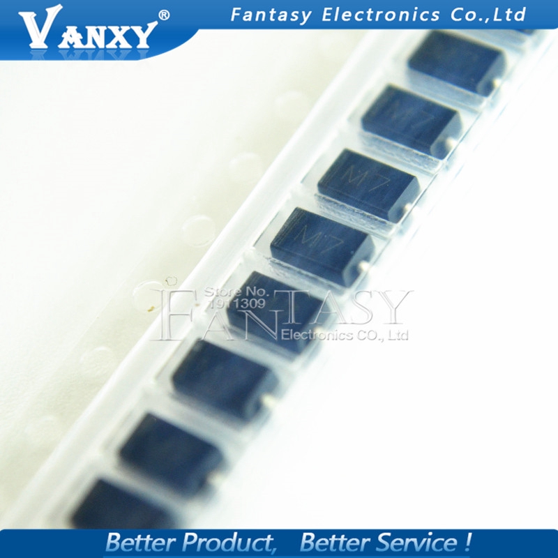 Set 100 Đi Ốt Chỉnh Lưu M7 1n4007 Smd 1a 1000v In4007 Chuyên Dụng | BigBuy360 - bigbuy360.vn