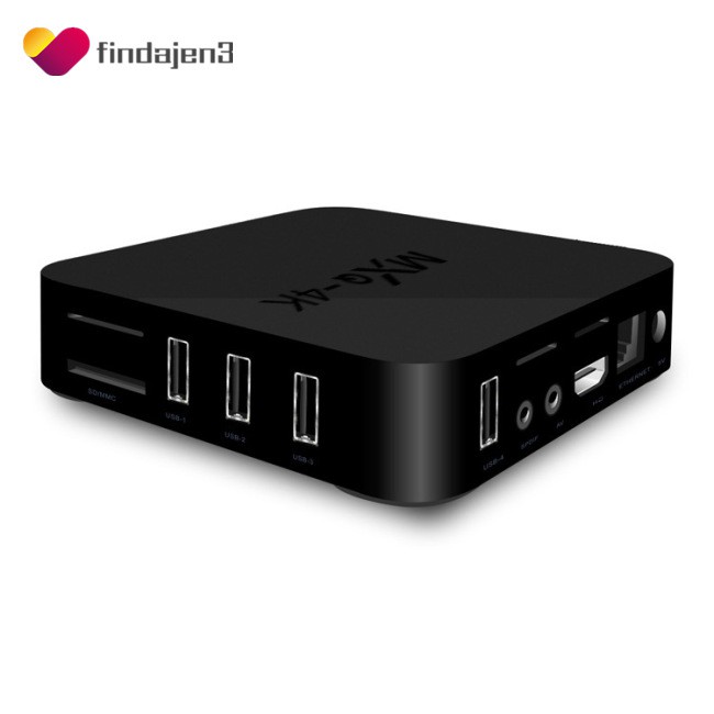 Bộ Tv Box Mxq 4k Android 7.1 2.4g Wifi Dlna Rk3229 Lõi Tứ 1g + 8g Và Phụ Kiện