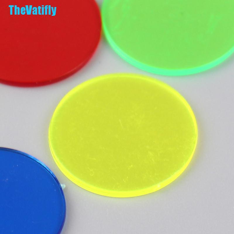 Bộ 100 Chip Bingo Nhiều Màu Sắc Cho Bé Học