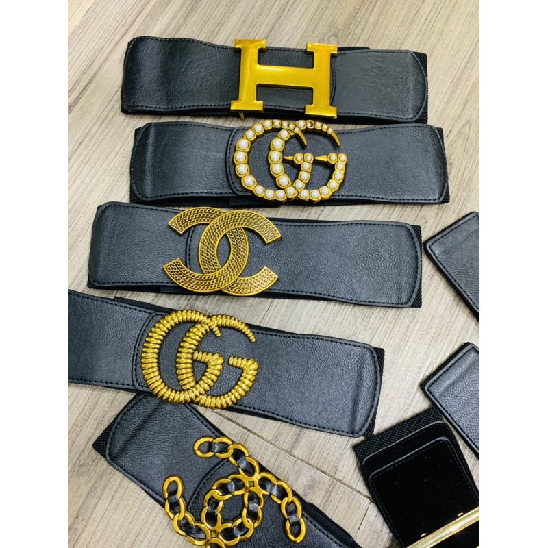 Đai váy da bản to mã mới